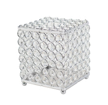 Load image into Gallery viewer, Ukwell Cube Tissue Box Cover Handcrafted Bling Crystal Design
