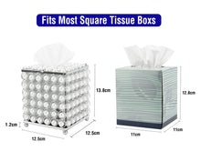 Load image into Gallery viewer, Ukwell Handmade Cube Luxury Pearl Tissue Box Cover
