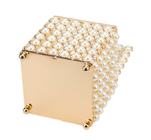 Load image into Gallery viewer, Ukwell Handmade Square Facial Tissue Box Cover Luxury Pearl Design
