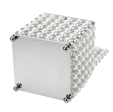 Load image into Gallery viewer, Ukwell Handmade Cube Luxury Pearl Tissue Box Cover
