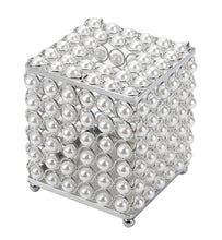 Load image into Gallery viewer, Ukwell Handmade Cube Luxury Pearl Tissue Box Cover
